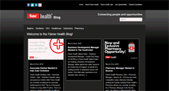 Desktop Screenshot of blog.myflamehealth.com